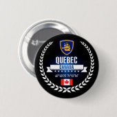 Badge Rond 5 Cm Québec (Devant & derrière)