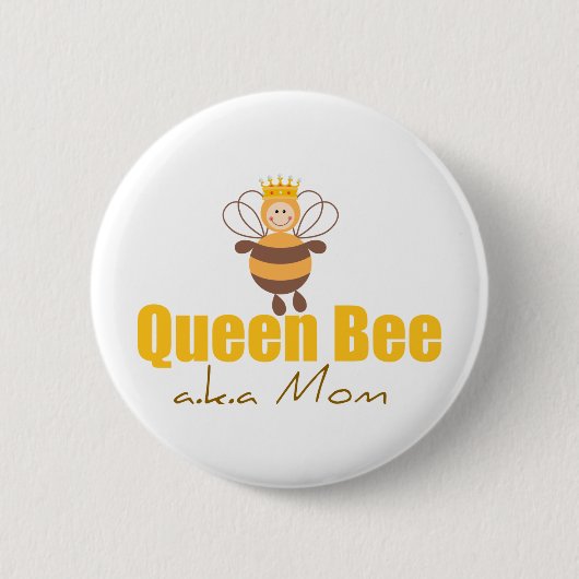 Badge Rond 5 Cm Queen Bee (Devant)