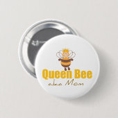 Badge Rond 5 Cm Queen Bee (Devant & derrière)