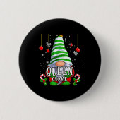 Badge Rond 5 Cm Queen Gnome Christmas Pajamas Matching Family Grou (Devant)