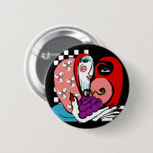 Badge Rond 5 Cm queenie (Devant & derrière)