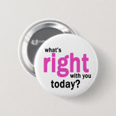 Badge Rond 5 Cm Quel est exact ? Bouton (Devant & derrière)