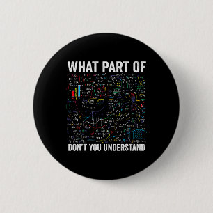 Badge Rond 5 Cm Quelle partie de ne comprenez-vous pas Drôle de ca