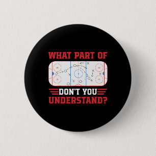 Badge Rond 5 Cm Quelle partie de ne comprenez-vous pas Funny Ice H