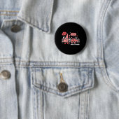 Badge Rond 5 Cm Quelque chose à propos de cela semble juste profes (En situation)