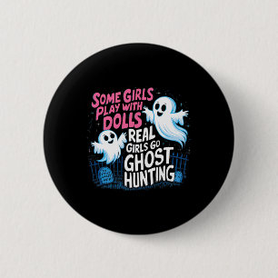 Badge Rond 5 Cm Quelques Filles Jouent Avec Poupées Les Filles Rée