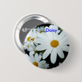 Badge Rond 5 Cm Quelques marguerites (Devant & derrière)