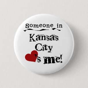 Badge Rond 5 Cm Quelqu'un à Kansas City