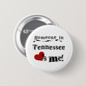 Badge Rond 5 Cm Quelqu'un au Tennessee m'aime (Devant & derrière)