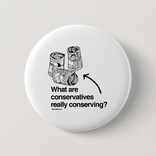 BADGE ROND 5 CM QUELS SONT LES CONSERVATEURS VRAIMENT CONSERVANTS (Devant)