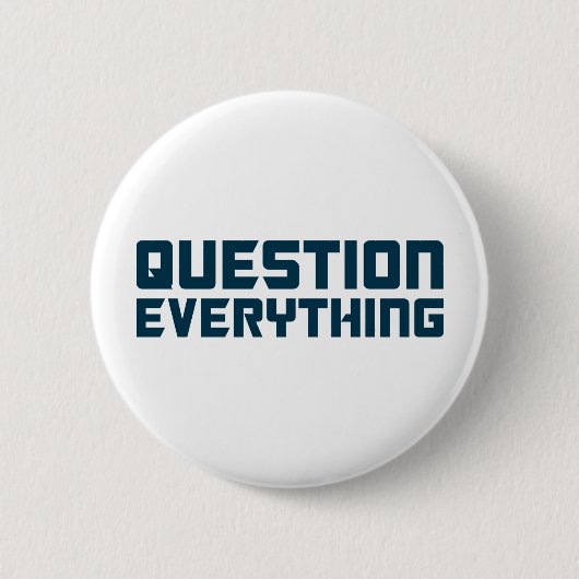 Badge Rond 5 Cm Question tout (Devant)