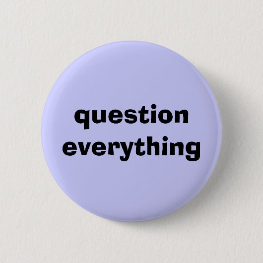 Badge Rond 5 Cm Question tout (Devant)