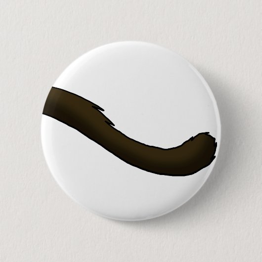 Badge Rond 5 Cm Queue de chat siamois (Devant)