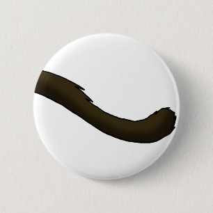 Badge Rond 5 Cm Queue de chat siamois