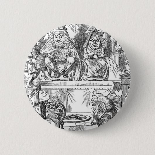 Badge Rond 5 Cm Qui a volé les tartes ? (Devant)