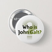 Badge Rond 5 Cm Qui est John Galt ? (Devant & derrière)