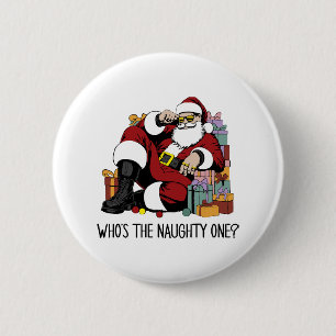 Badge Rond 5 Cm Qui est le vilain