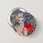 Badge Rond 5 Cm Qu'ils mangent du gâteau (Devant & derrière)