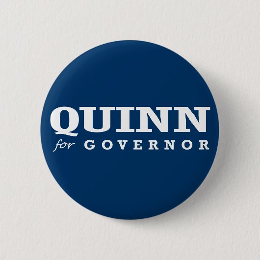 BADGE ROND 5 CM QUINN POUR LE GOUVERNEUR 2014 (Devant)