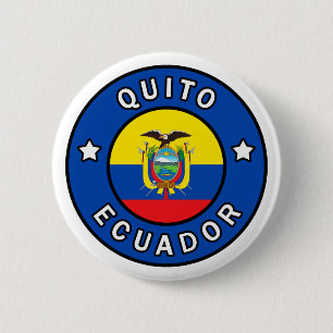 Badge Rond 5 Cm Quito Équateur