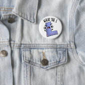 Badge Rond 5 Cm Quoi L Funny Letter L Pun (En situation)