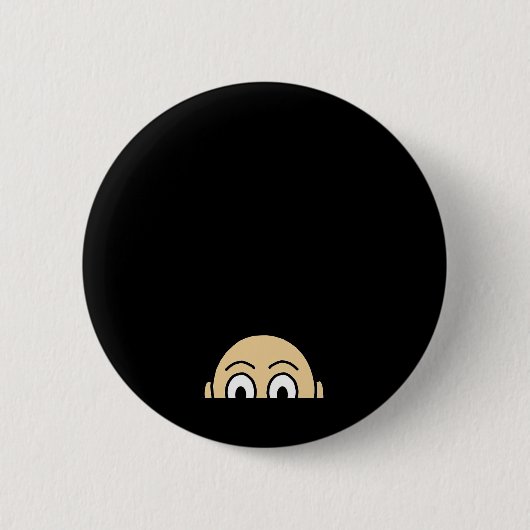Badge Rond 5 Cm Quote de base graphique Peekaboo (Devant)