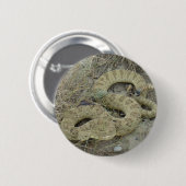 Badge Rond 5 Cm R20 Serpent à sonnette des Prairies (Devant & derrière)