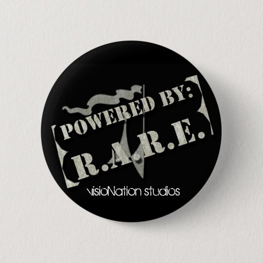 Badge Rond 5 Cm R.A.R.E. bouton (Devant)