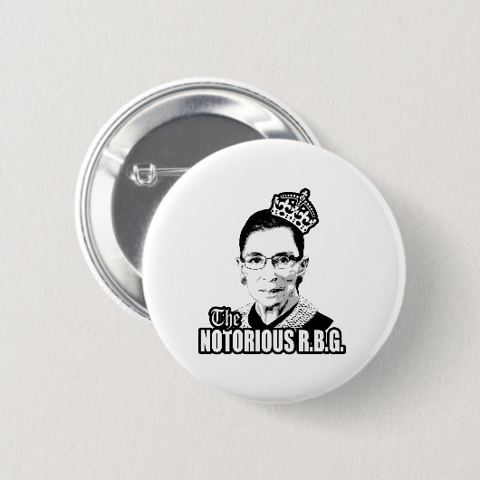 Badge Rond 5 Cm R.B.G. notoire (Devant & derrière)