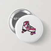 Badge Rond 5 Cm R est pour Rollerskate (Devant & derrière)