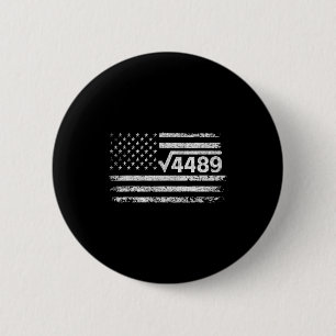 Badge Rond 5 Cm Racine Carrée 4489 Argot Prof de Maths Six Sept 6 