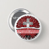 Badge Rond 5 Cm Racines de l'arbre albanais Suisse (Devant & derrière)