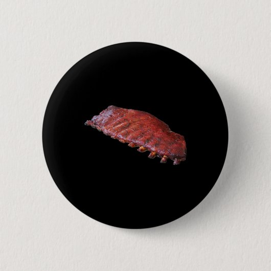 Badge Rond 5 Cm Rack Of Bbq Ribs (Devant)