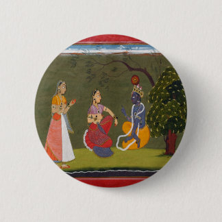 Badge Rond 5 Cm Radha et Krishna dans la discussion