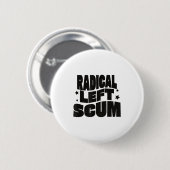 Badge Rond 5 Cm Radical Left S Funny Sarcastic Quote  (Devant & derrière)