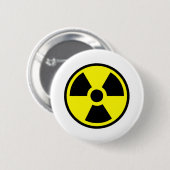 Badge Rond 5 Cm Radioactif (Devant & derrière)