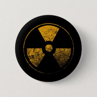Badge Rond 5 Cm Radioactif - bouton