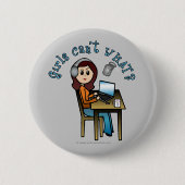 Badge Rond 5 Cm Radiodiffuseur (léger) (Devant)