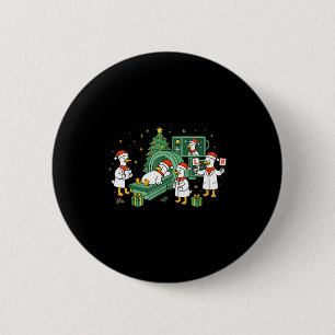 Badge Rond 5 Cm Radiologie drôle d'oie Ct Scan Noël infirmière rad
