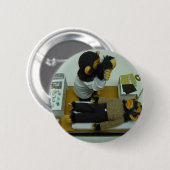 Badge Rond 5 Cm Radiologue (Devant & derrière)