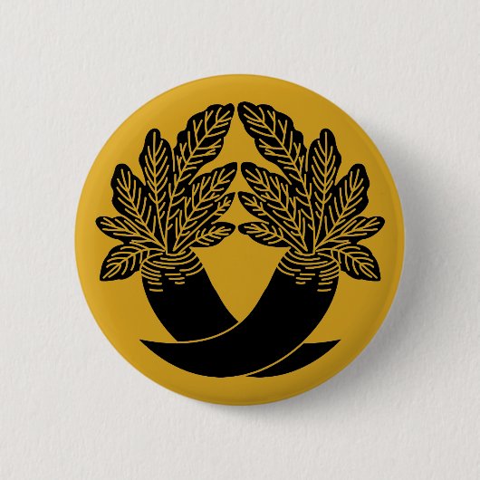 Badge Rond 5 Cm Radis intersectés (Devant)
