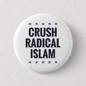 Badge Rond 5 Cm Radisson Islam radical (Devant)