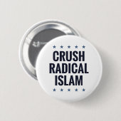 Badge Rond 5 Cm Radisson Islam radical (Devant & derrière)