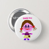 Badge Rond 5 Cm Ragdolly Anna (Devant & derrière)