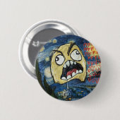 Badge Rond 5 Cm Rage Face Mème Face Comic Classy Peinture (Devant & derrière)