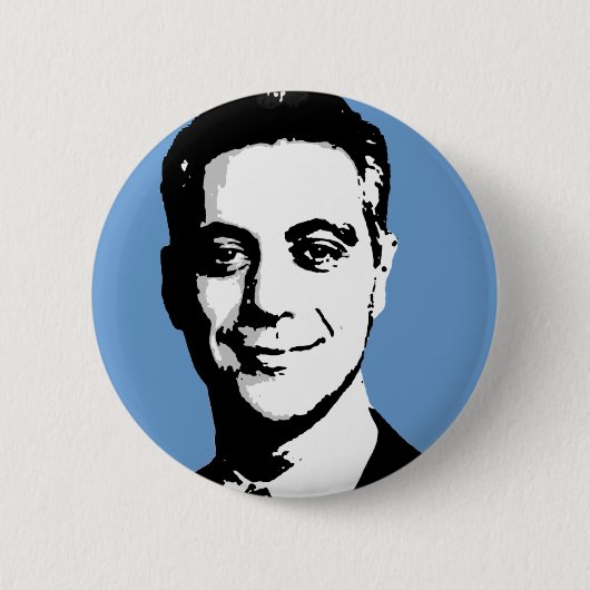 Badge Rond 5 Cm Rahm Emanuel Gear (Devant)