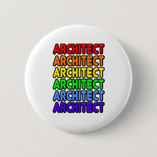 Badge Rond 5 Cm Rainbow Architect