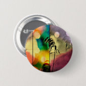 Badge Rond 5 Cm Rainbow Grass Drame (Devant & derrière)