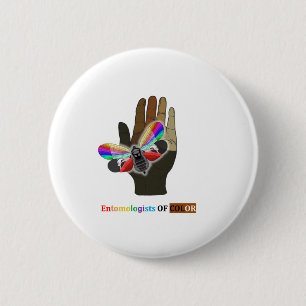 Badge Rond 5 Cm Rainbow Lanternfly