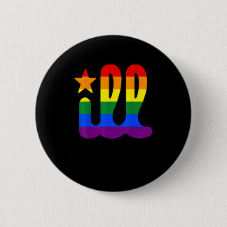Badge Rond 5 Cm Rainbow Pride Amour ill Philadelphia Philly Gay Pr